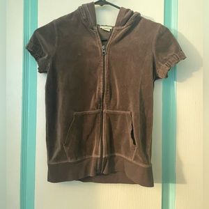 Cherokee Girls Short Sleeve Zip up hoodie